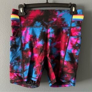 Colorful Tie-Dye Women's Shorts